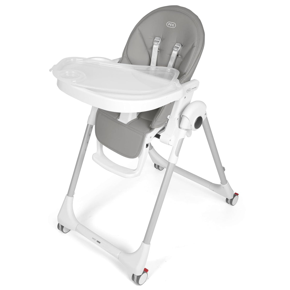 PEG Prima Pappa Zero 3 - Silla alta - Hielo (gris) | Para niños rec...