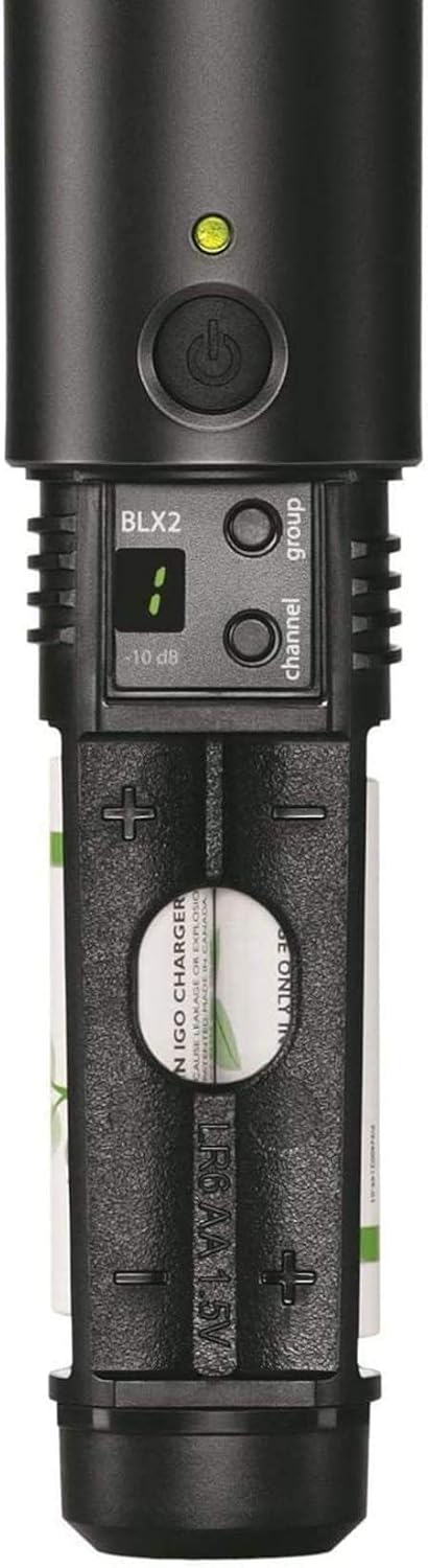 Sistema de micrófono inalámbrico Shure BLX288\/SM58 - Vida de bater...