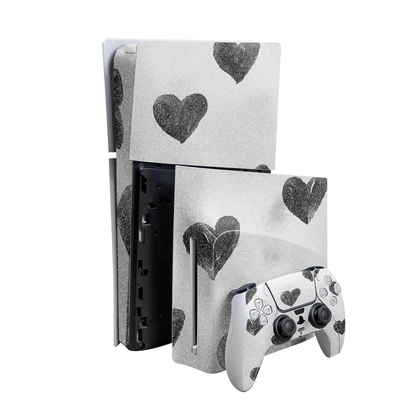 Skin brillante con purpurina compatible con PlayStation 5 Slim Digi...