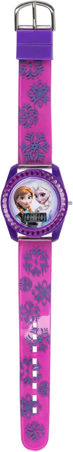 Accutime - Reloj de pulsera de cuarzo digital de Frozen, con pantal...