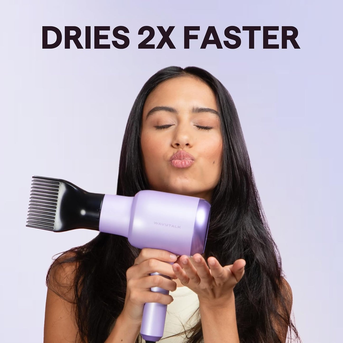 Wavytalk - Secador de pelo iónico soplado con difusor para cabello...