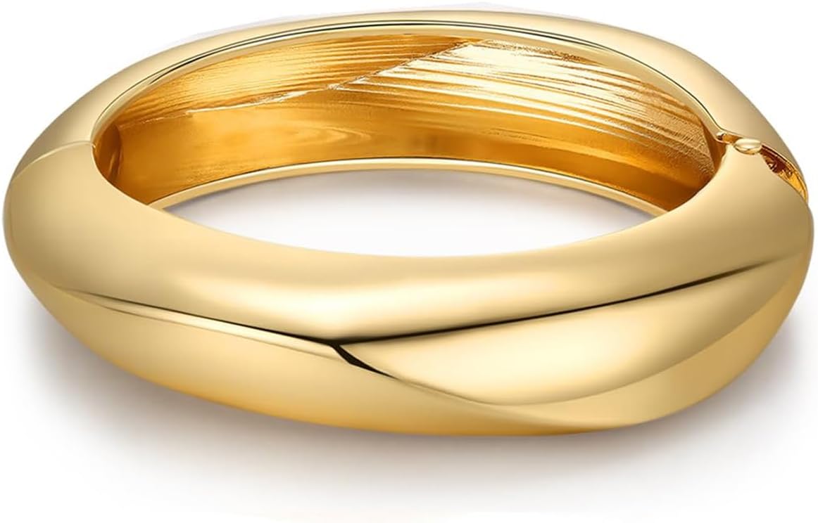 MTINAPS Brazalete de oro para mujeres y adolescentes, pulsera de mo...