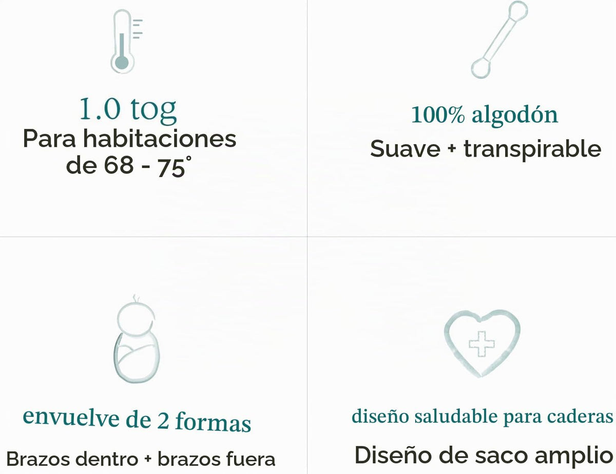 aden + anais Essentials - Manta para envolver con facilidad al reci...