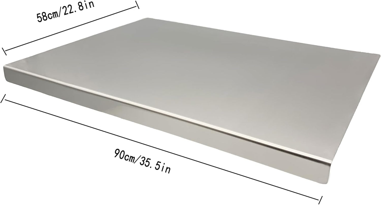 Tablas de cortar de acero inoxidable para cocina, tabla de hornear,...