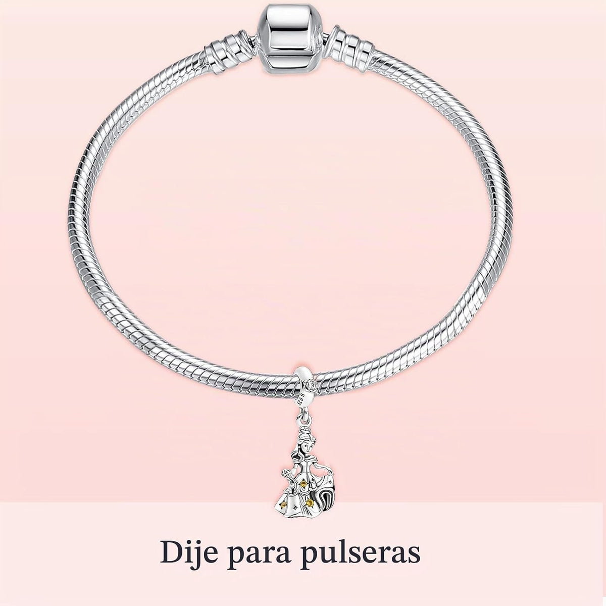 MITSOKU Dijes de plata de ley 925 para pulseras y collares, diseño...
