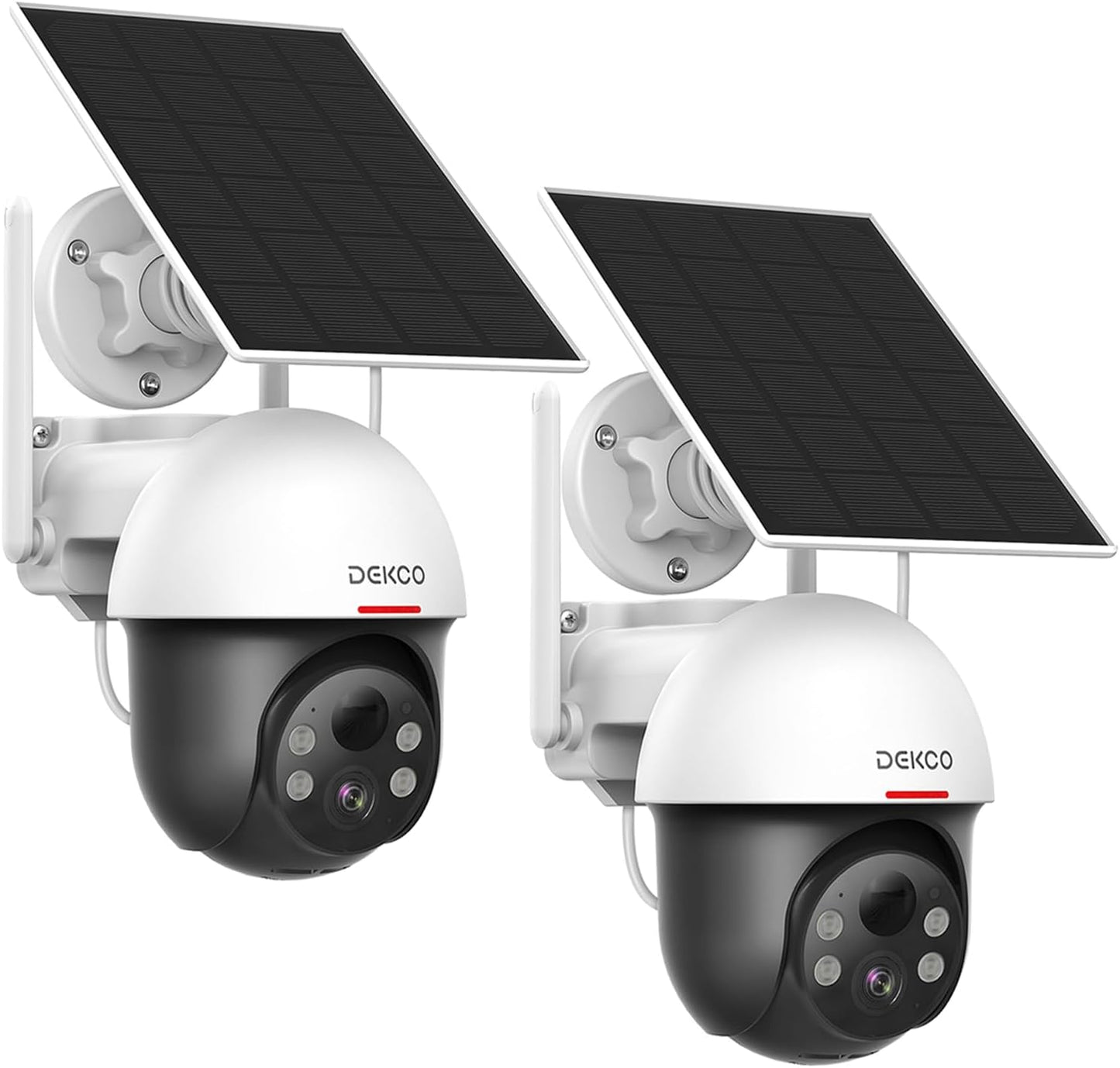 DEKCO Cámaras de Seguridad Inalámbricas para Exteriores, Alimentada...