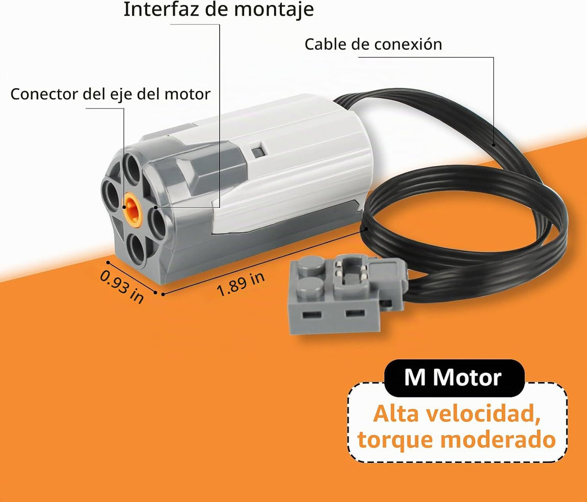 VAOEVA Kit de motor 5 en 1 compatible con la mayoría de bloques de...