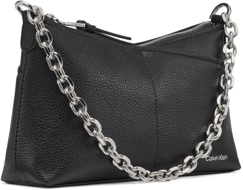 Calvin Klein Zoe Top Zip Chain Crossbody para mujer