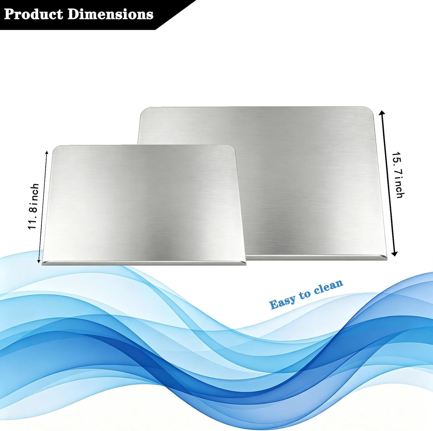 AORRZER Tablas de cortar para cocina, 19.7 x 15.7 pulgadas, tabla d...