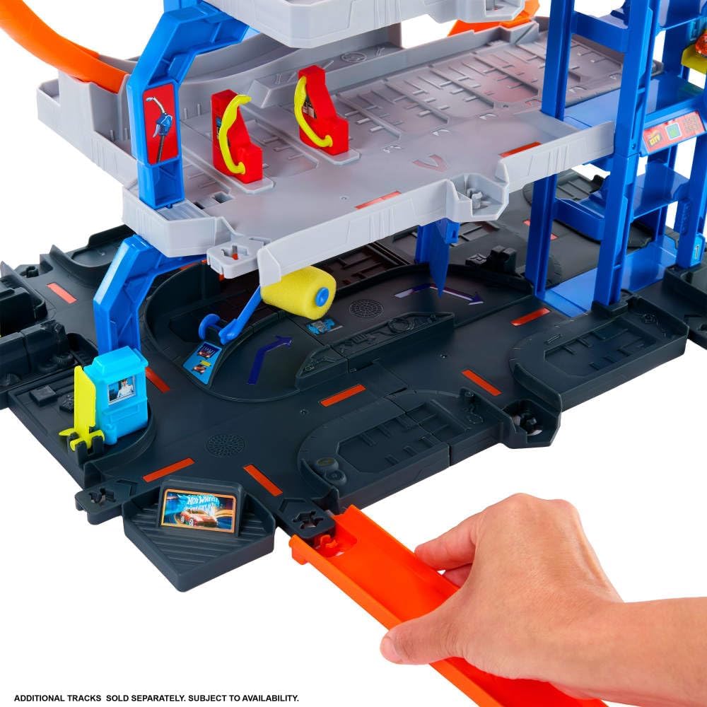 Set de Pista de Coches Juguetes Hot Wheels con Coche de Fundición a...