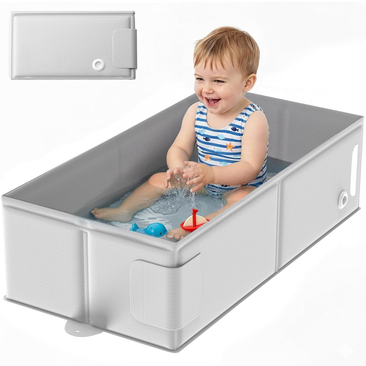 Bañera de bebé para niños de 6 meses a 3 años, regalos de baby show...
