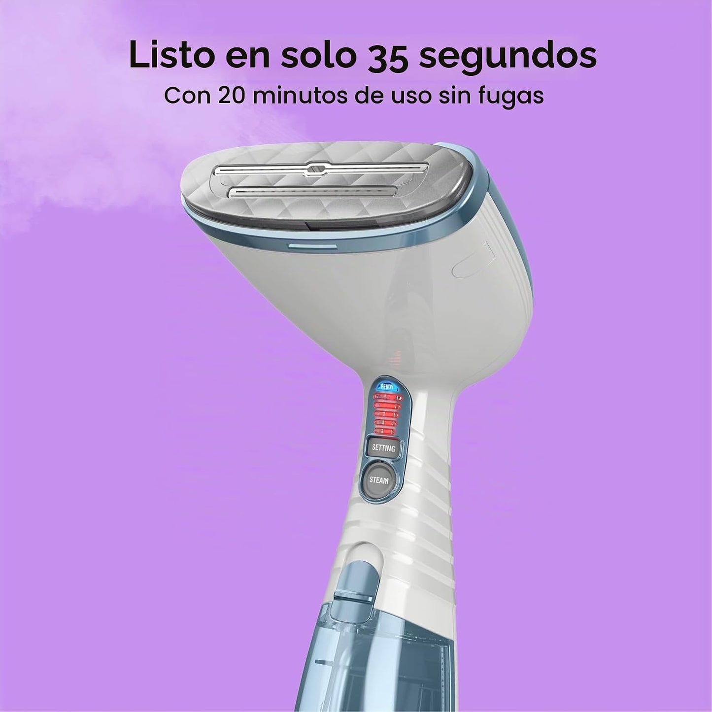 Conair Vaporizador de ropa de mano para ropa, Turbo ExtremeSteam 18...