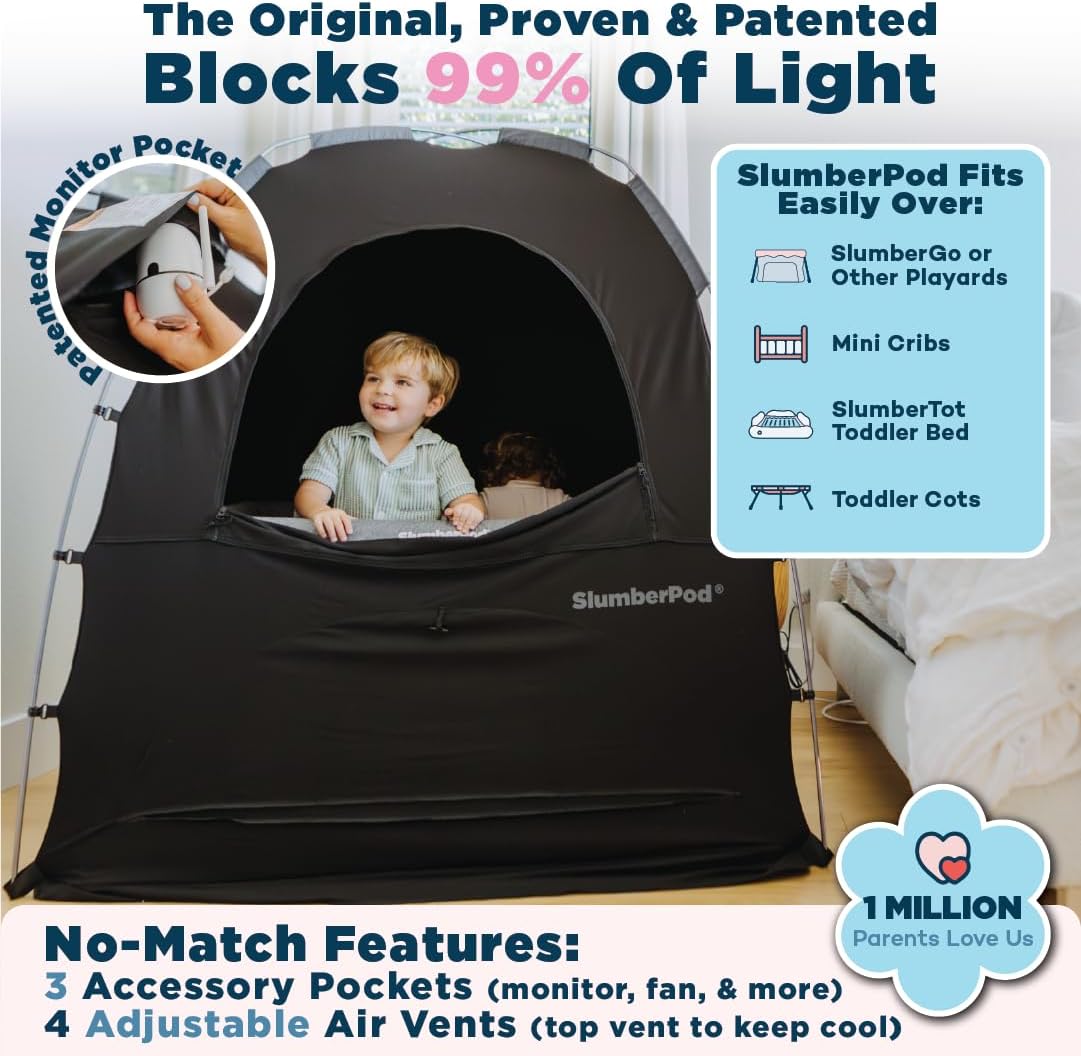 SlumberPod The Original Blackout Sleep Tent - Tienda de campaña de...