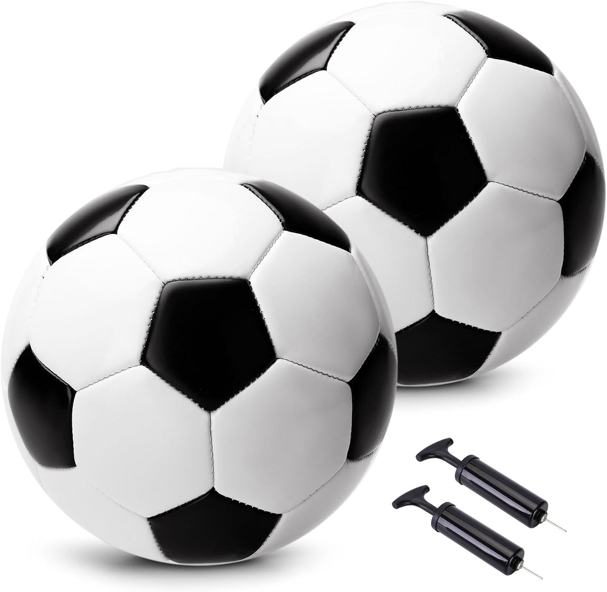 Richball Paquete de 2 pelotas de fútbol para niños, pelota de fútbo...