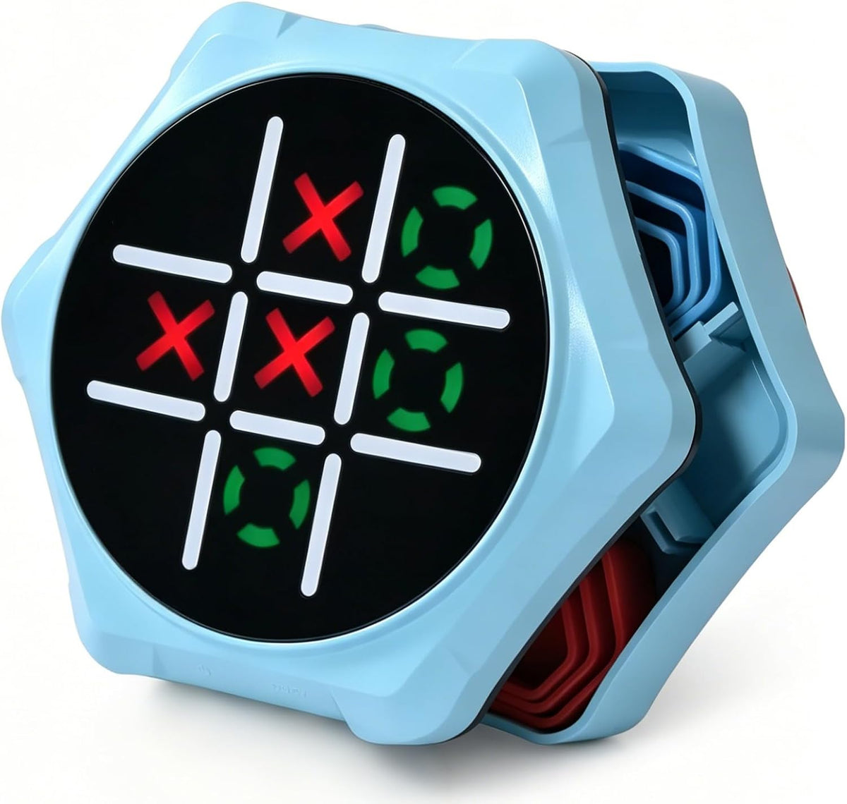 Tic Tac Toe electrónico para niños, juego de viaje portátil, juguet...