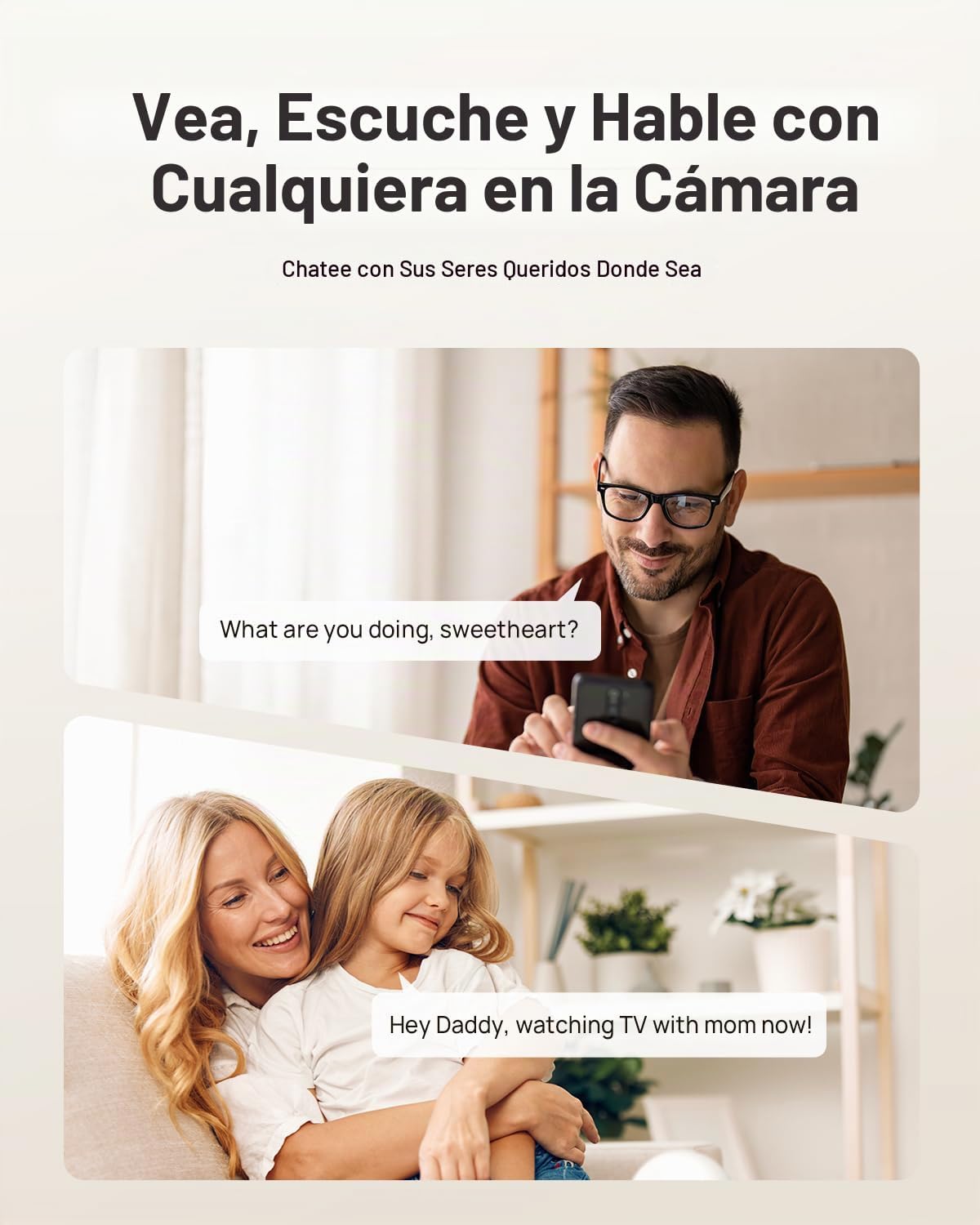 Anona cámara interior 4K UHD, cámara de seguridad para mascotas\/pe...