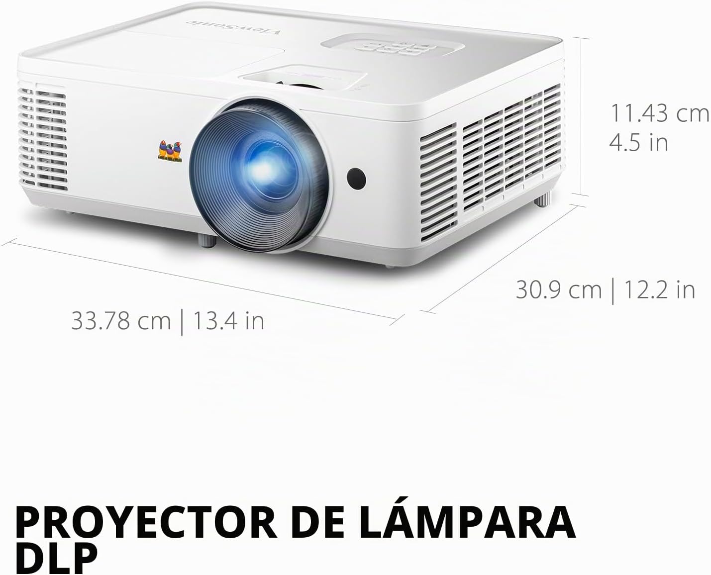 ViewSonic PA503HD Proyector de 4000 lúmenes de alta luminosidad con...