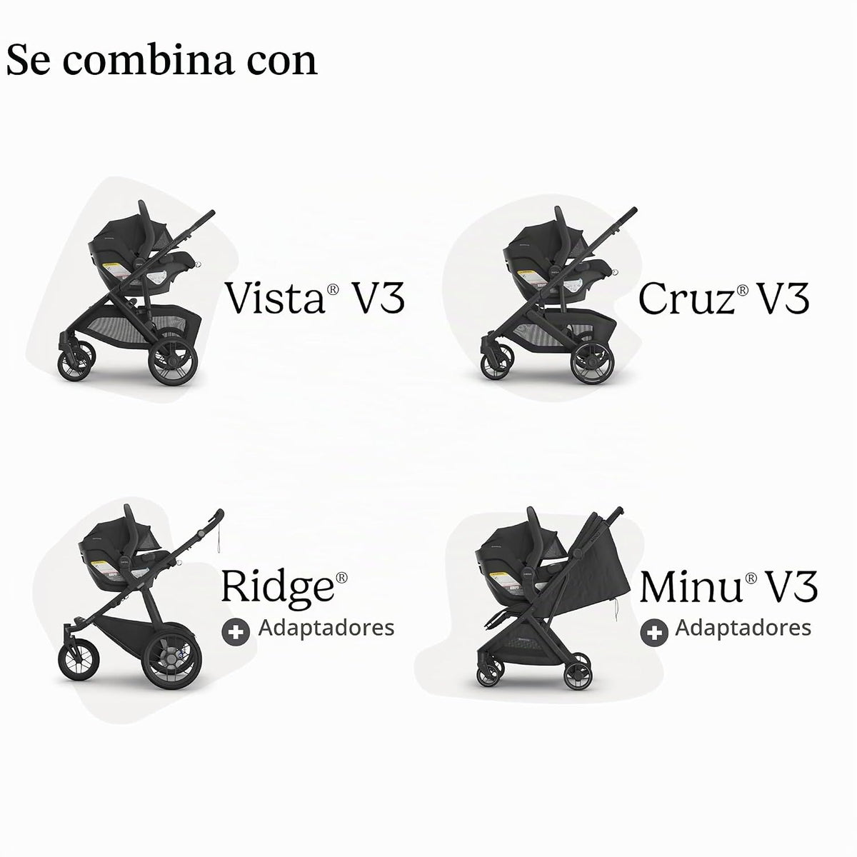 UPPAbaby Mesa V3 Asiento de coche infantil - Fácil instalación + Te...