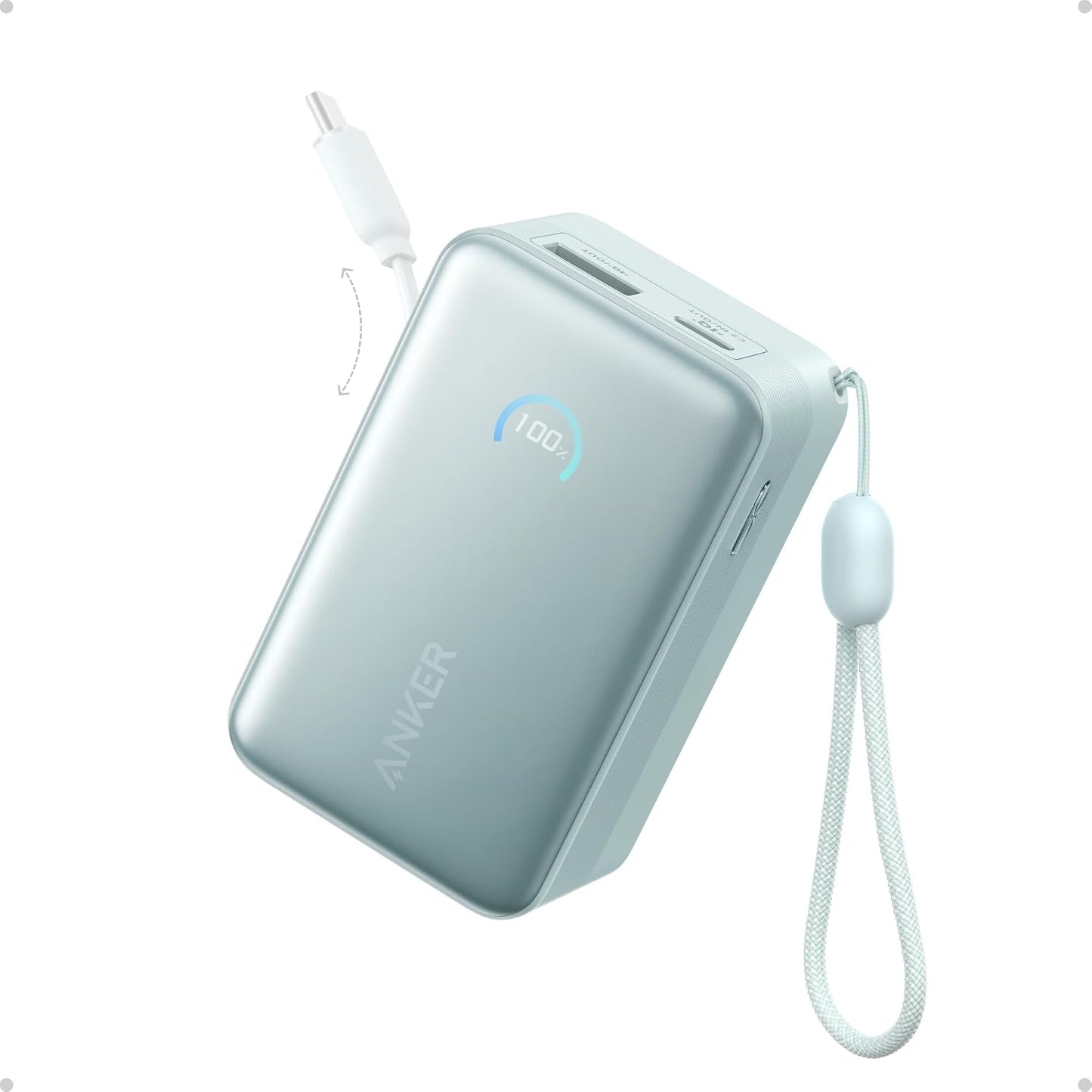 Anker Cargador portátil nano, banco de energía compacto de 10,000 m...