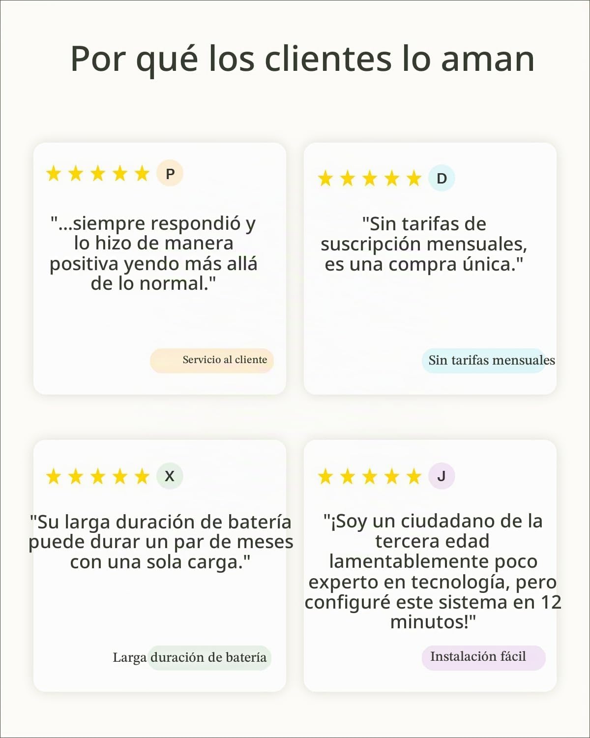 WUUK Cámaras de seguridad inalámbricas al aire libre 2K, sistema de...