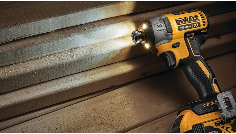 DEWALT Destornillador de impacto MAX XR de 20 V, sin escobillas, 3...