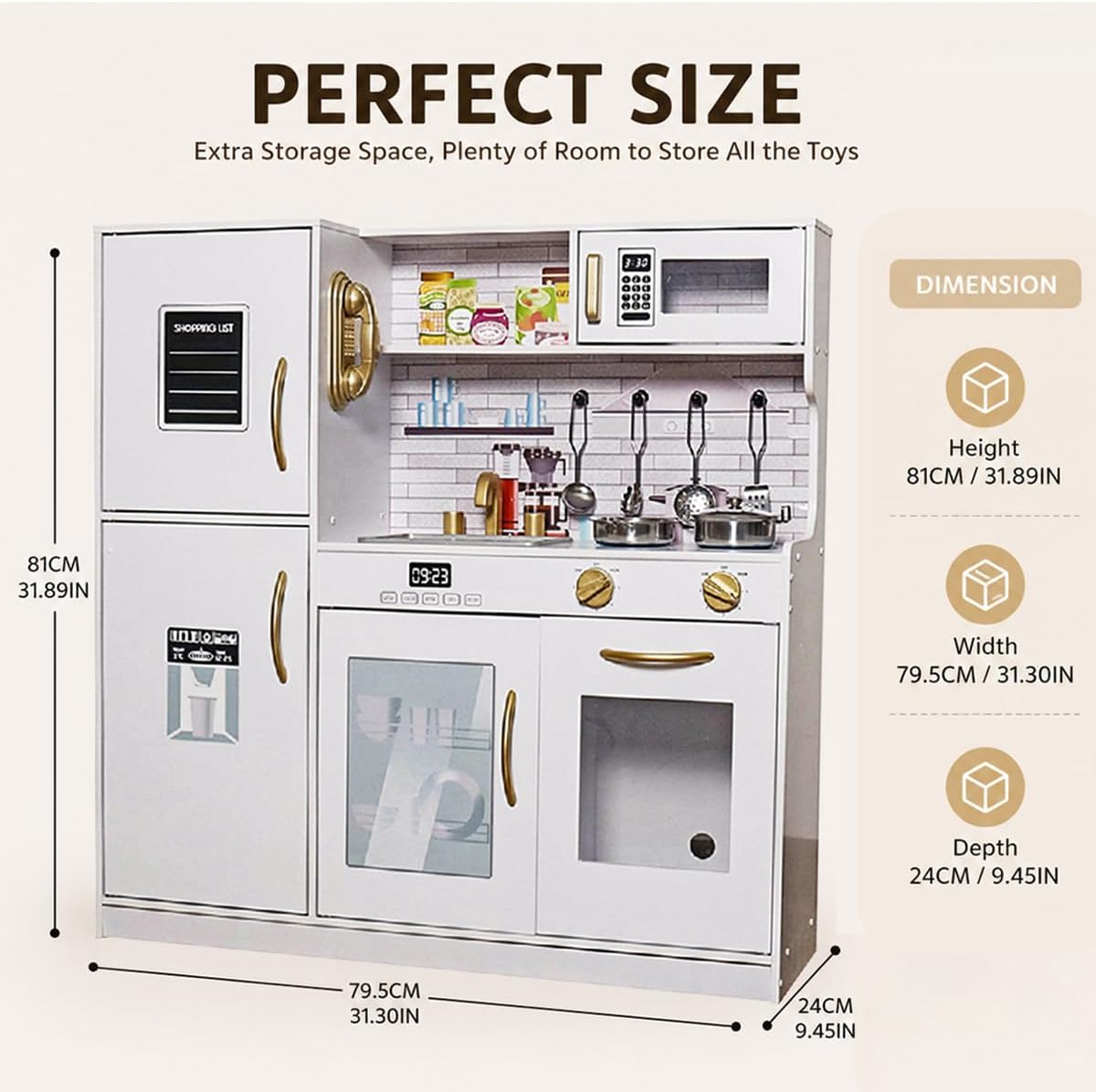 Juguete de Simulación para Niños y Bebés, Set de Juego de Cocina y...