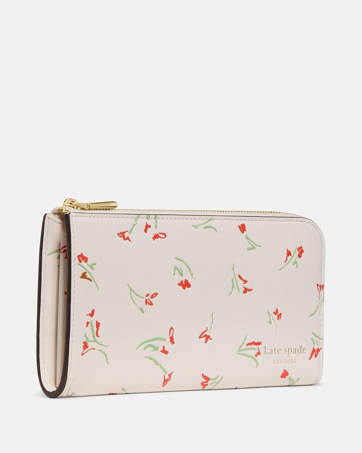 kate spade new york Devin Cartera Continental de cuero con cremalle...