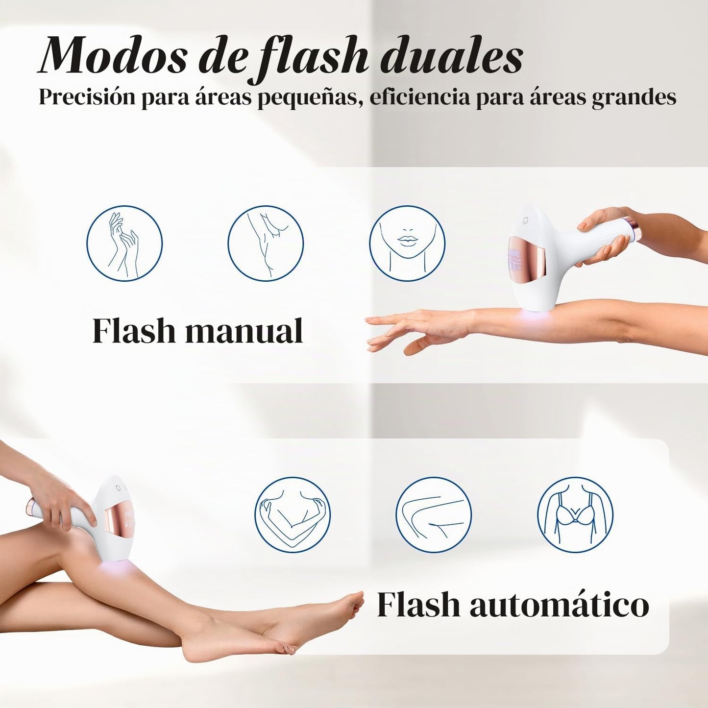 Xsoul Depilación láser IPL con enfriamiento, removedor de vello de...