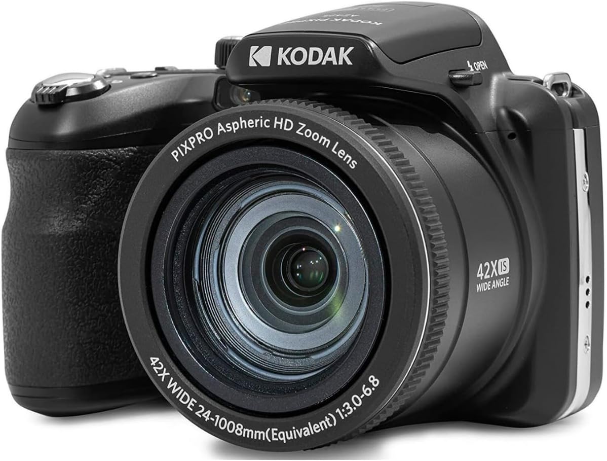 Paquete de cámara digital Kodak PIXPRO AZ425 Astro Zoom 20MP (negro...