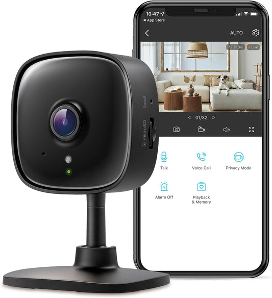 Tapo - Nueva cámara de seguridad interior TP-Link de 2K para monito...
