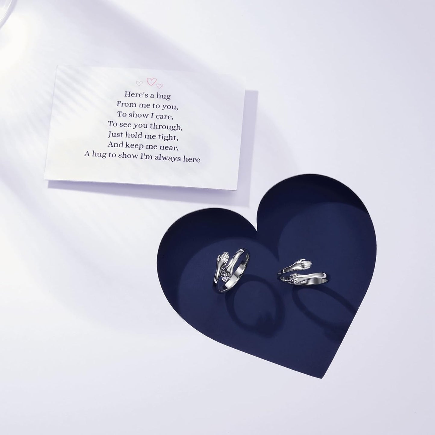 C-leen Anillo de Abrazo para Mujeres y Adolescentes, Anillo Ajustab...