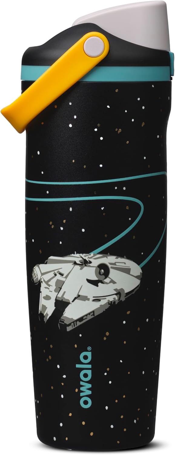 Owala Star Wars FreeSip Sway - Botella de agua aislada de acero ino...