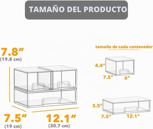 SpaceAid Organizador de almacenamiento de botellas para bebé, conte...