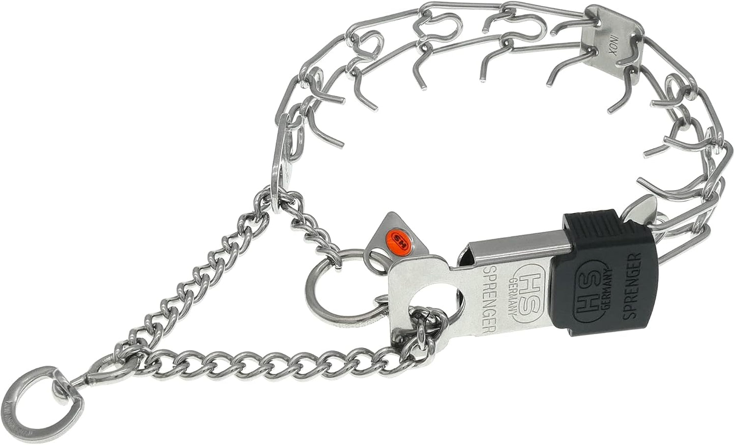 Collar de entrenamiento Herm Sprenger con puntas y hebilla de liber...
