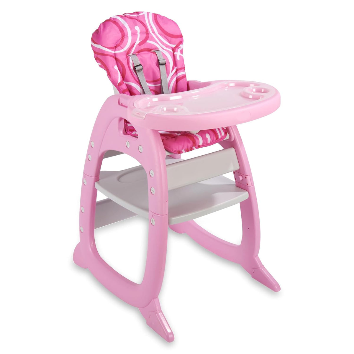 Badger Basket Envee II Silla alta convertible para bebé, asiento de...