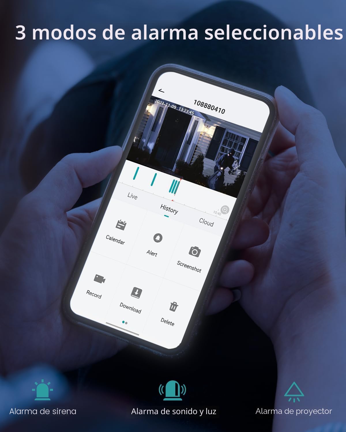 ZUMIMALL Cámaras de seguridad inalámbricas para exteriores, paquete...