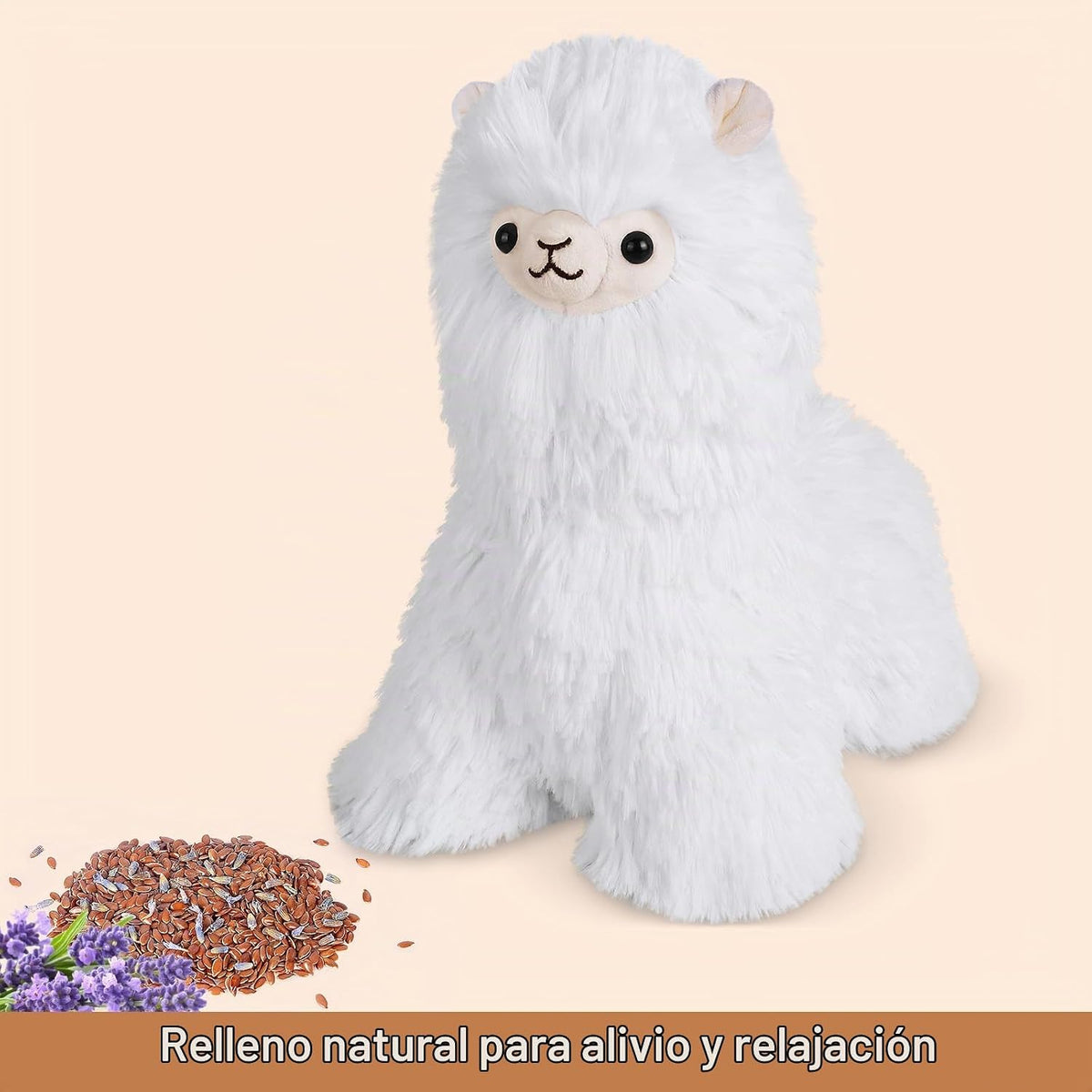 SuzziPals - Animales de peluche de llama, almohadillas térmicas par...