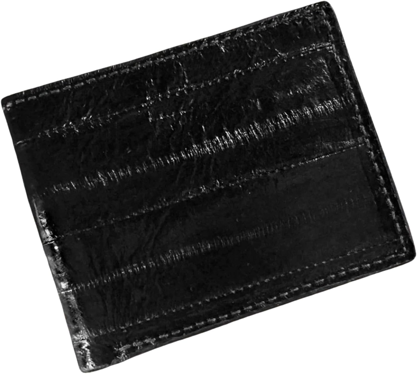Yoder Leather Company Cartera plegable de piel auténtica de la angu...