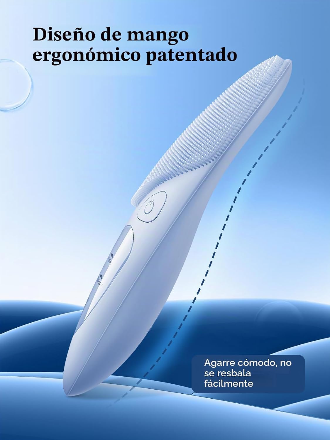 COSLUS Cepillo de Limpieza Facial de Silicona Depurador Facial: IPX...