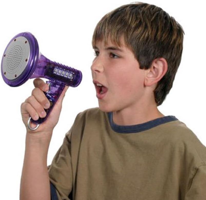 Toysmith Tech Gear - Cambiador de voz múltiple, juguete de megáfono...