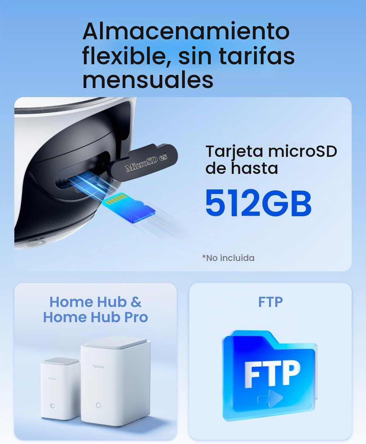 REOLINK Argus PT Ultra First 4K Cámaras de seguridad solar inalámbr...