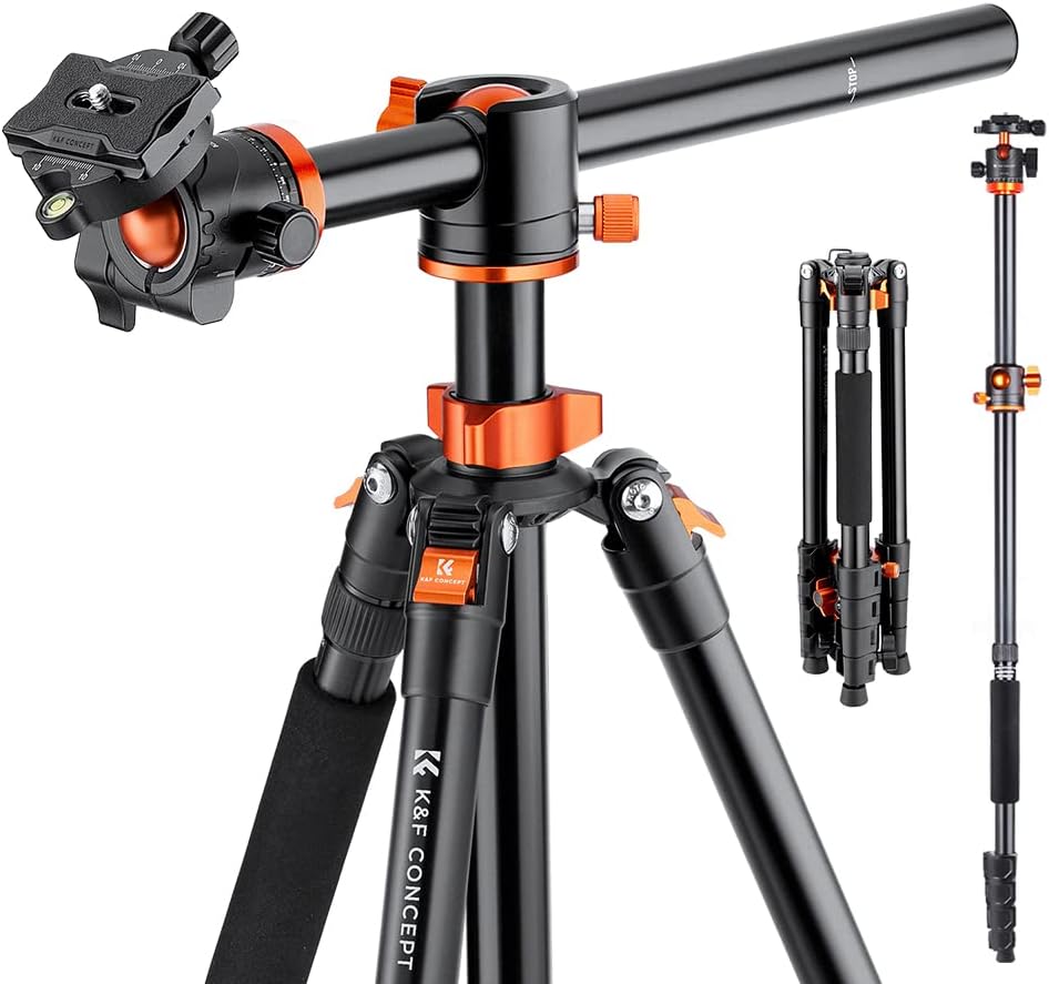 K&amp;F Concept Trípode para cámara de 73 pulgadas \/ 186 cm, Trípo...