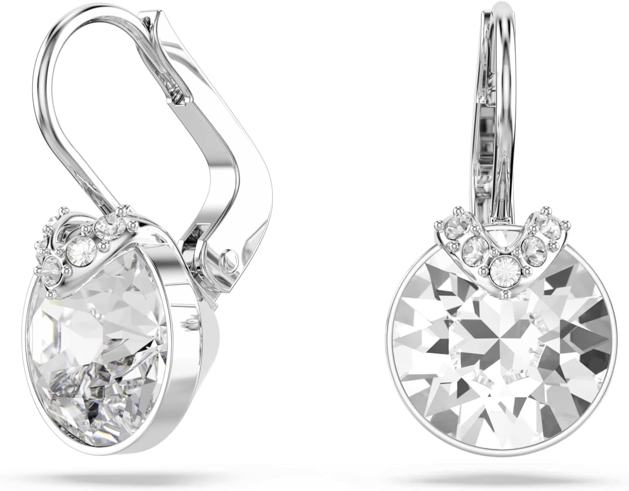 Pendientes de cristal Swarovski Bella V, cristales grises, amarillo...