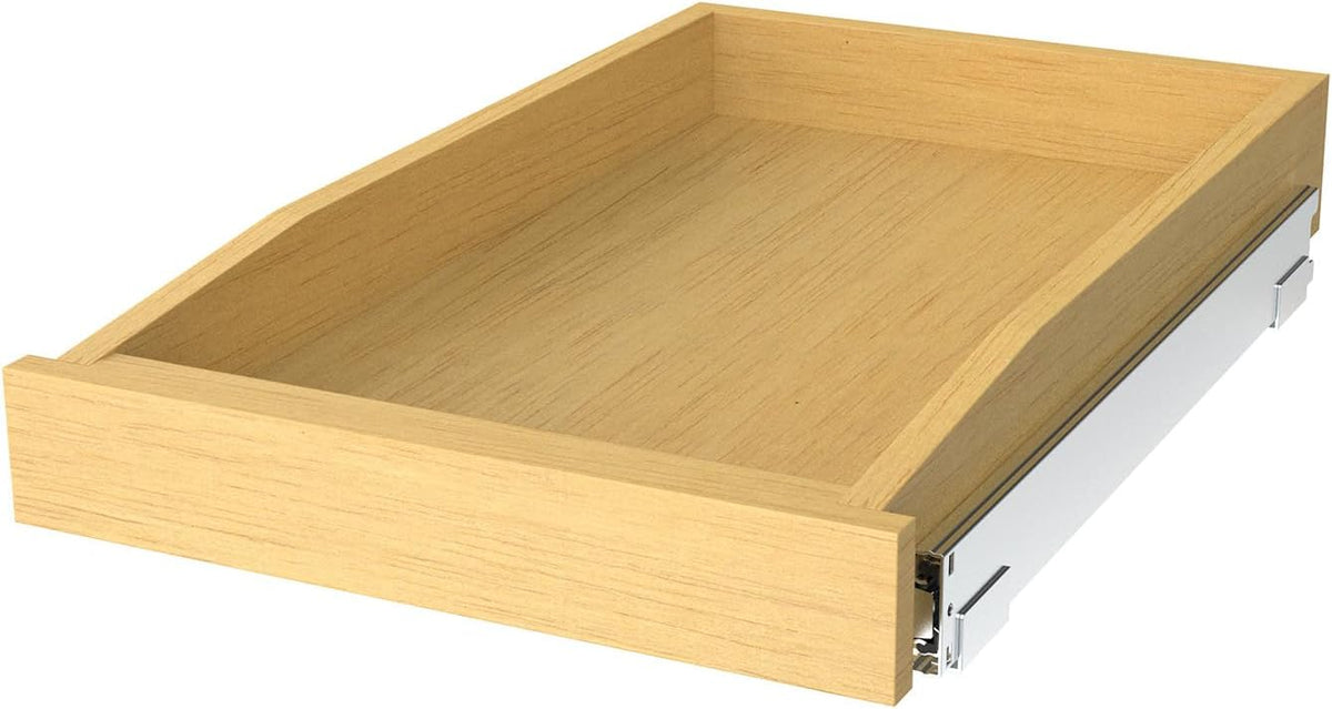 Organizador de gabinete extraíble de madera, 14 pulgadas de ancho x...