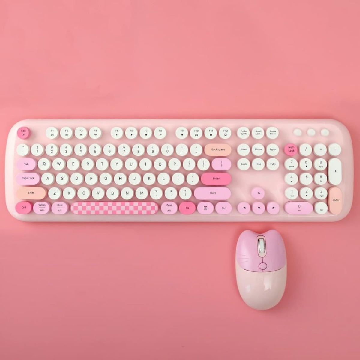SaharaCase - Combo de teclado y mouse inalámbricos con clic silenci...