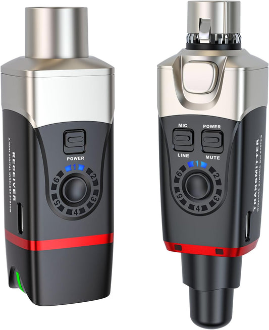 Xvive U35 Sistema de Micrófono Inalámbrico 5.8GHz Transmisor XLR In...