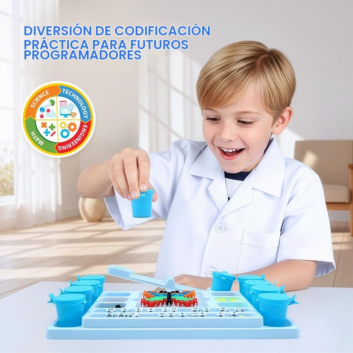 Kit de ciencia My First Coding &amp; Computer Science Kit, de Playz...