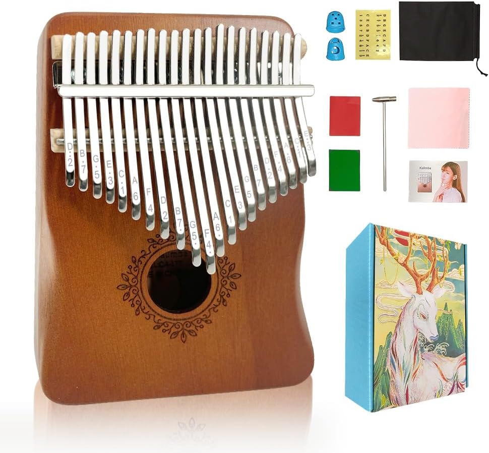 ModouString Piano de pulgar Kalimba de 21 teclas para adultos, pian...