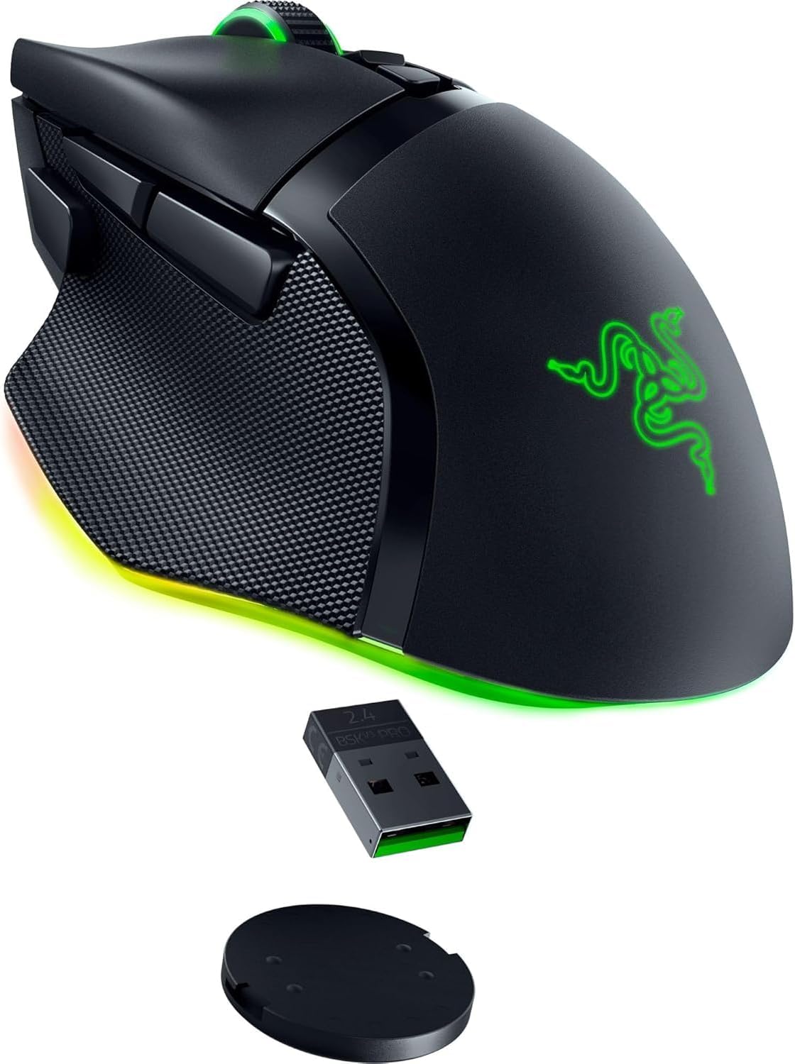 Razer Basilisk V3 Pro - Ratón inalámbrico RGB personalizable para j...