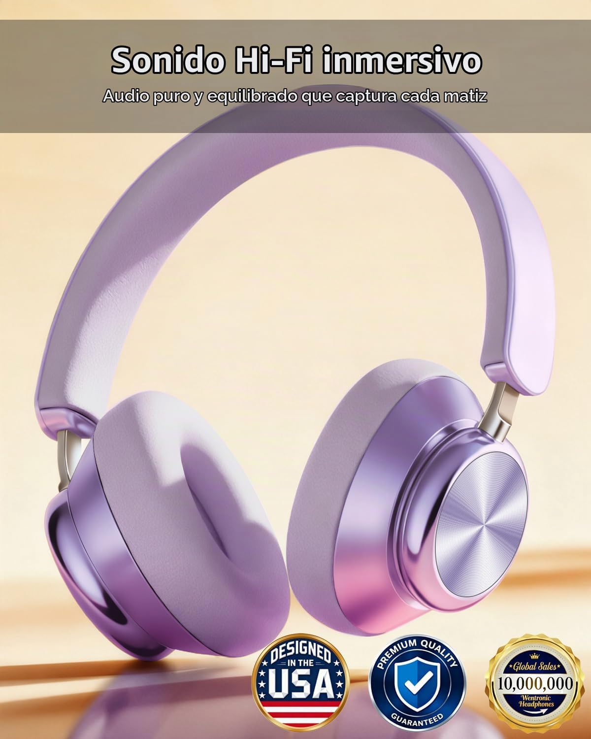 Wentronic Y03 Auriculares Bluetooth inalámbricos con cancelación ac...